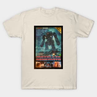 Metallic Behemoth, Macchine robotiche, retro VHS design T-Shirt